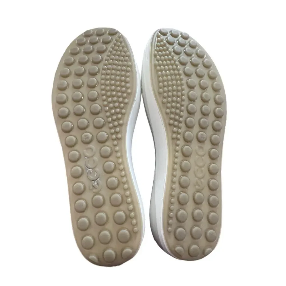 ECCO Women's Soft Nubuck Low Zip Sneaker Booties US Sz 8.5 Gray NWOB - Picture 10 of 13